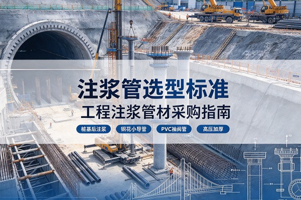 虎丘注浆管选型标准
