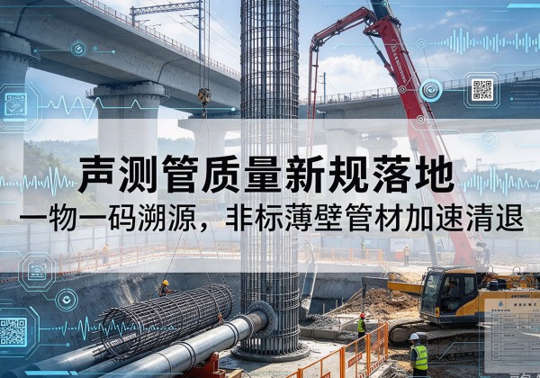 虎丘声测管质量新规落地，一物一码溯源，非标薄壁管材加速清退